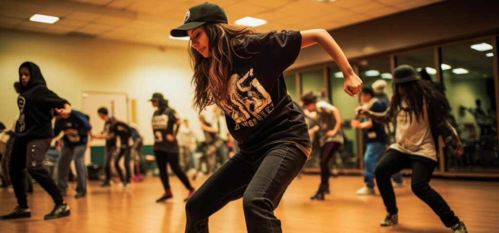 琴似の初心者歓迎K-POPダンススクールのスタジオ