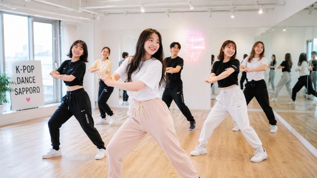 札幌でK-POPダンスを楽しむ初心者のグループレッスン