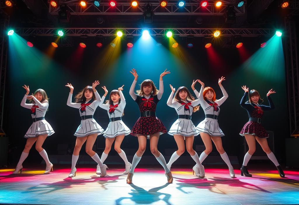 札幌のダンススクールで初心者向け少人数K-POPレッスンの様子